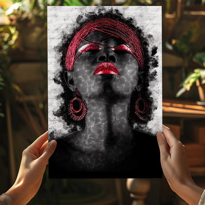 Woman Metal Wall Art