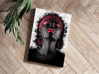 Woman Metal Wall Art