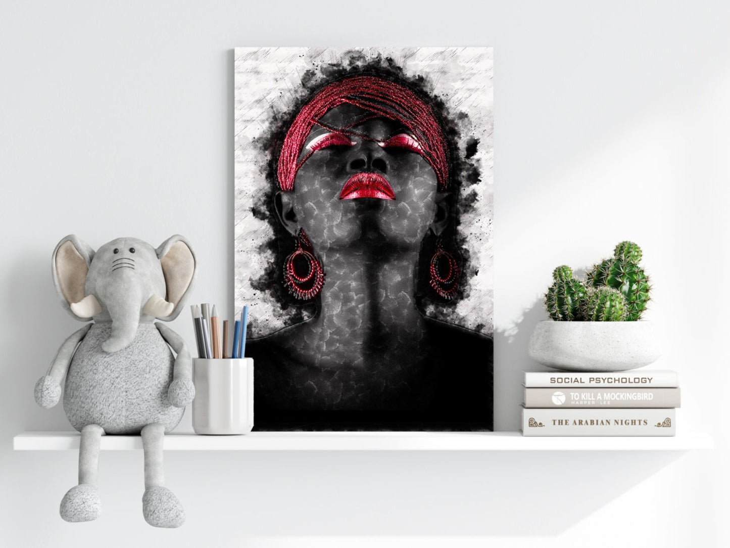 Woman Metal Wall Art