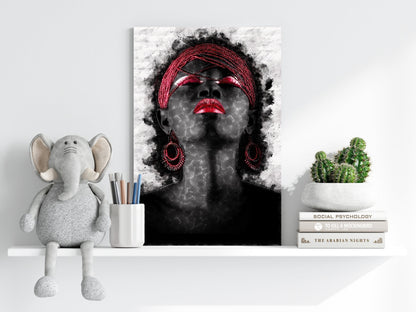 Woman Metal Wall Art