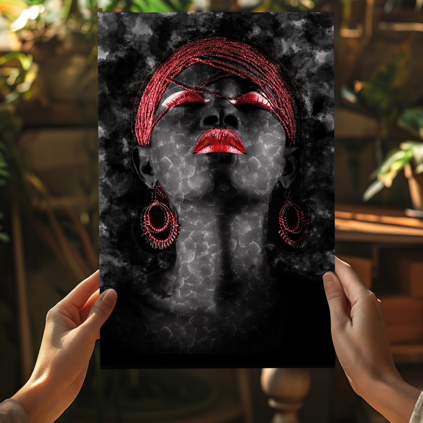 Woman Metal Wall Art