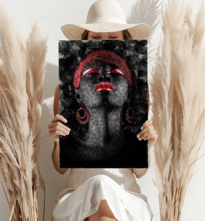 Woman Metal Wall Art