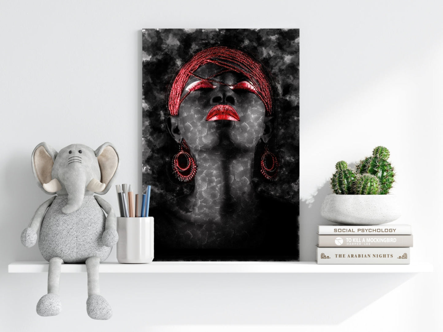 Woman Metal Wall Art