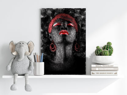 Woman Metal Wall Art