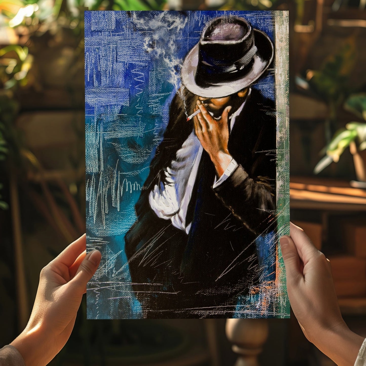 Standing Man Metal Wall Art