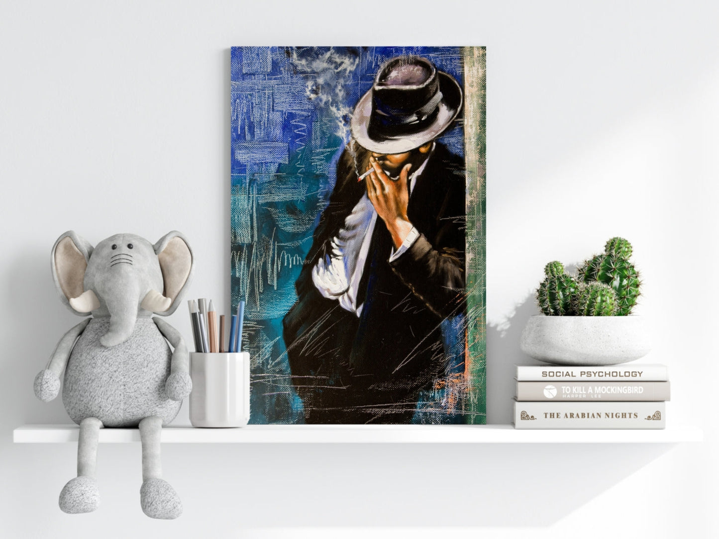 Standing Man Metal Wall Art