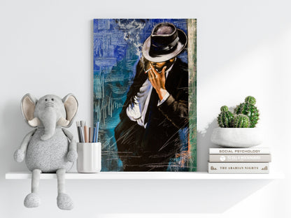 Standing Man Metal Wall Art