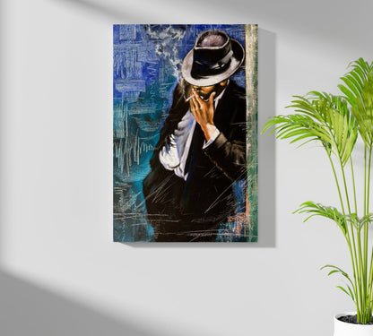 Standing Man Metal Wall Art