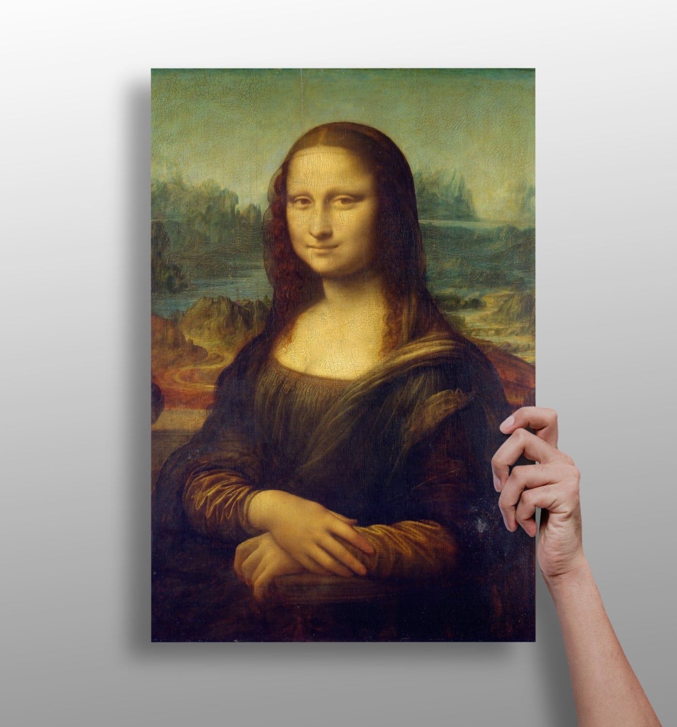 Mona Lisa aluminum wall art print