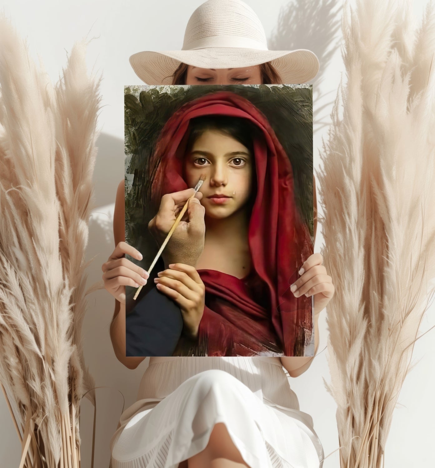 Self Portrait Metal Wall Art