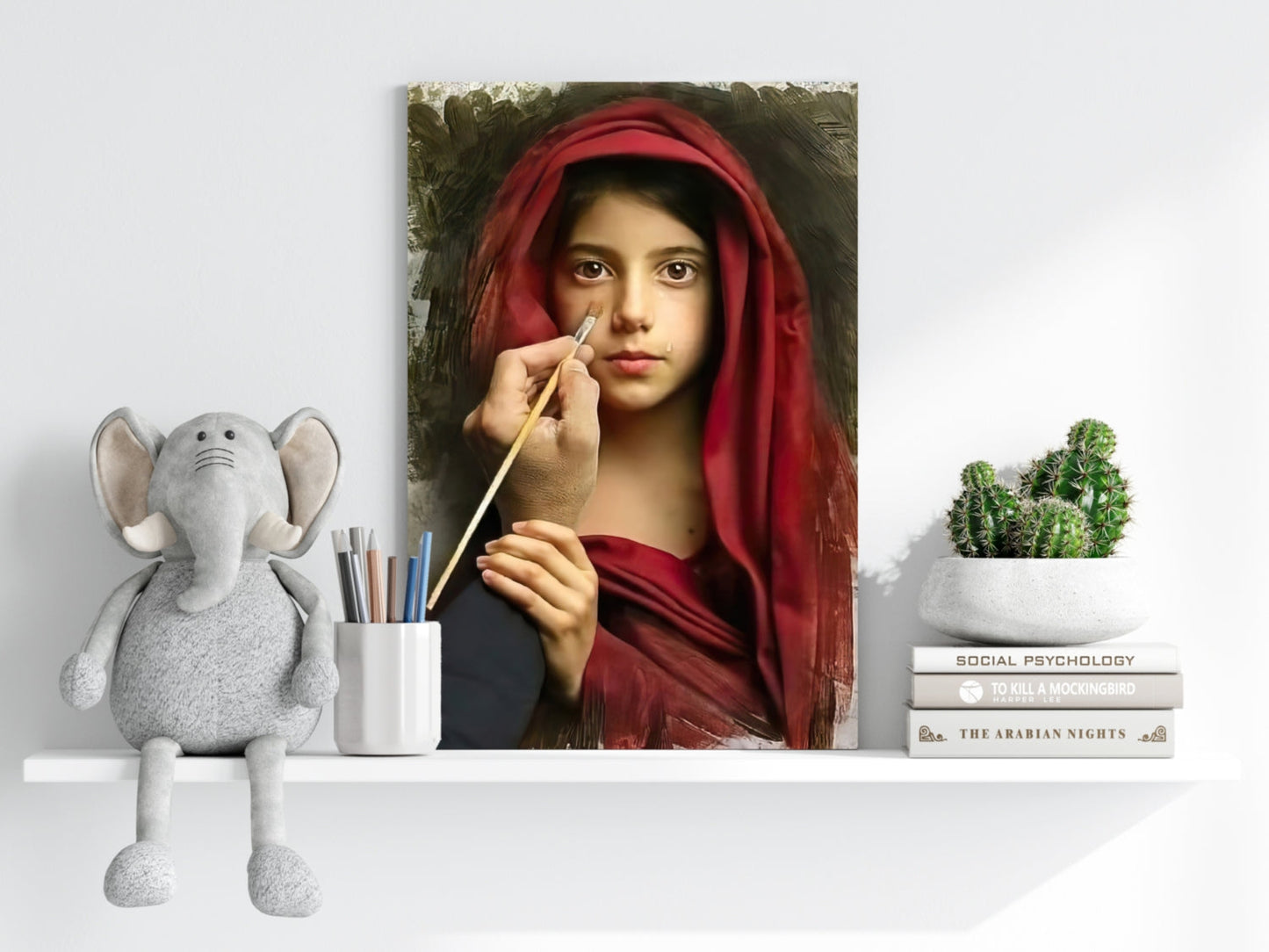 Self Portrait Metal Wall Art