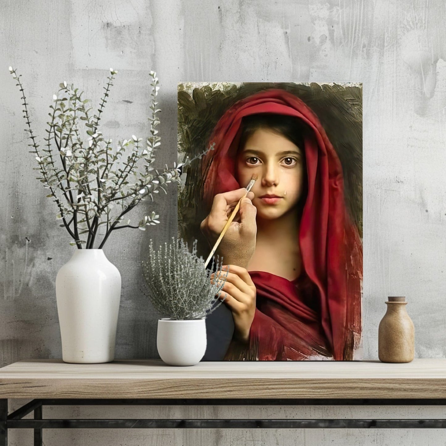 Self Portrait Metal Wall Art