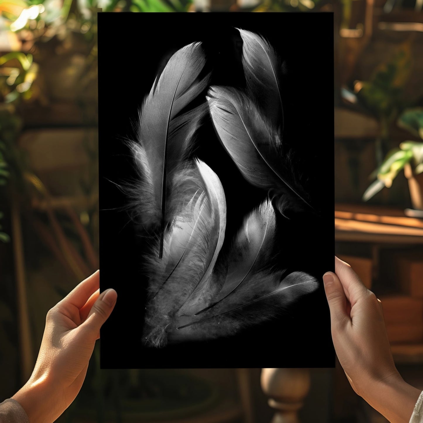 Feathers Metal Wall Art