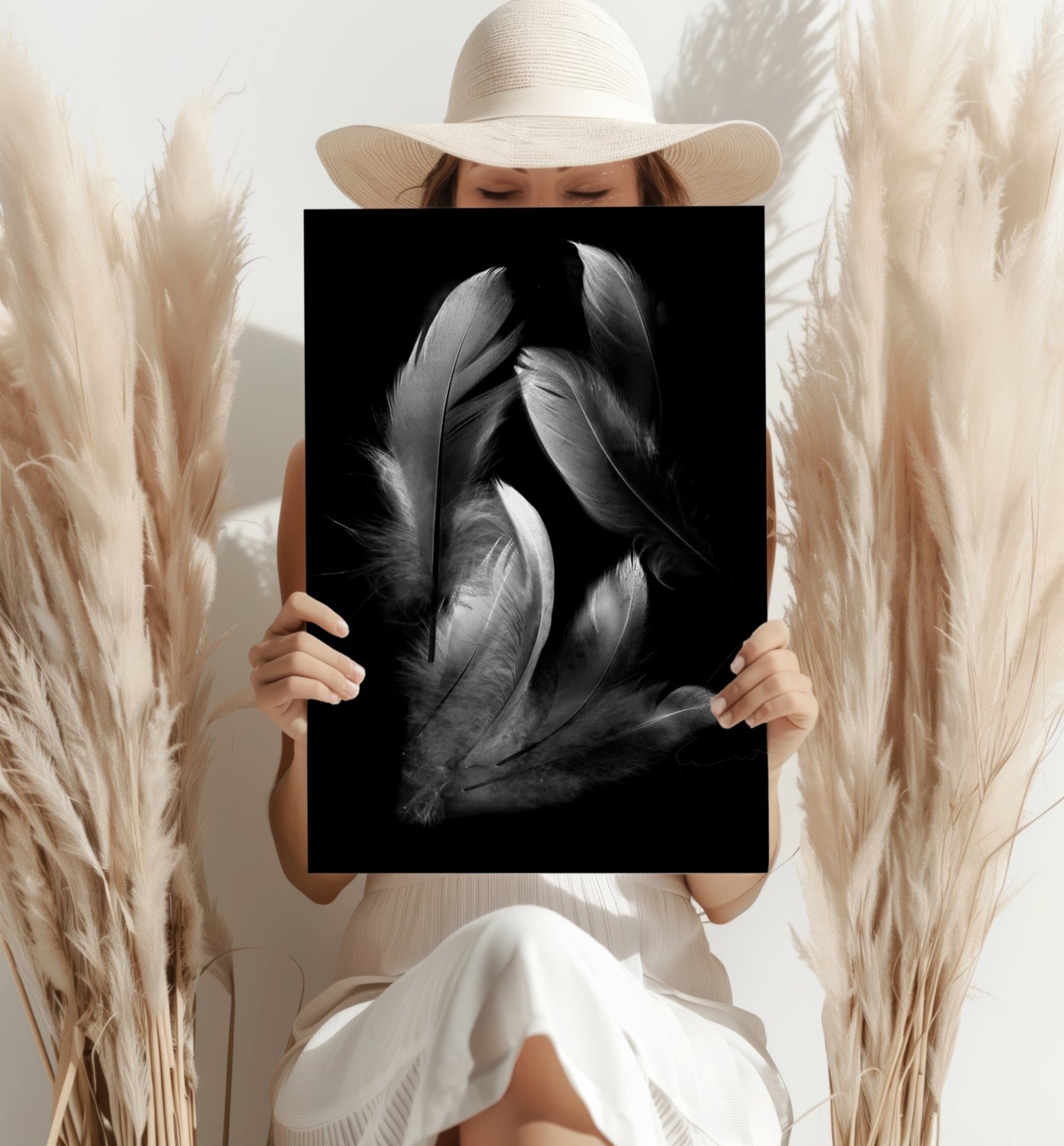 Feathers Metal Wall Art