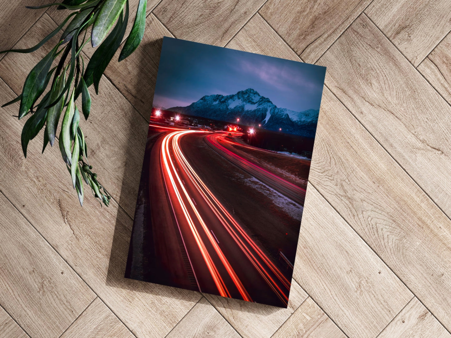 Lights in Traffic Metal Wall Art