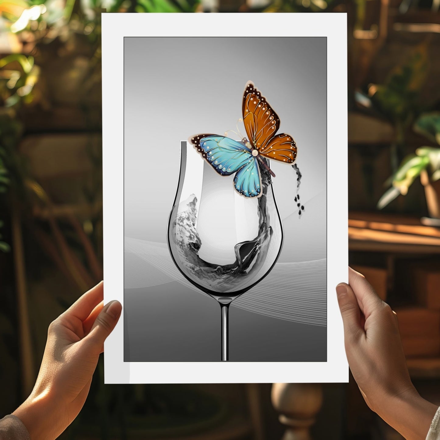 Glass Metal Wall Art