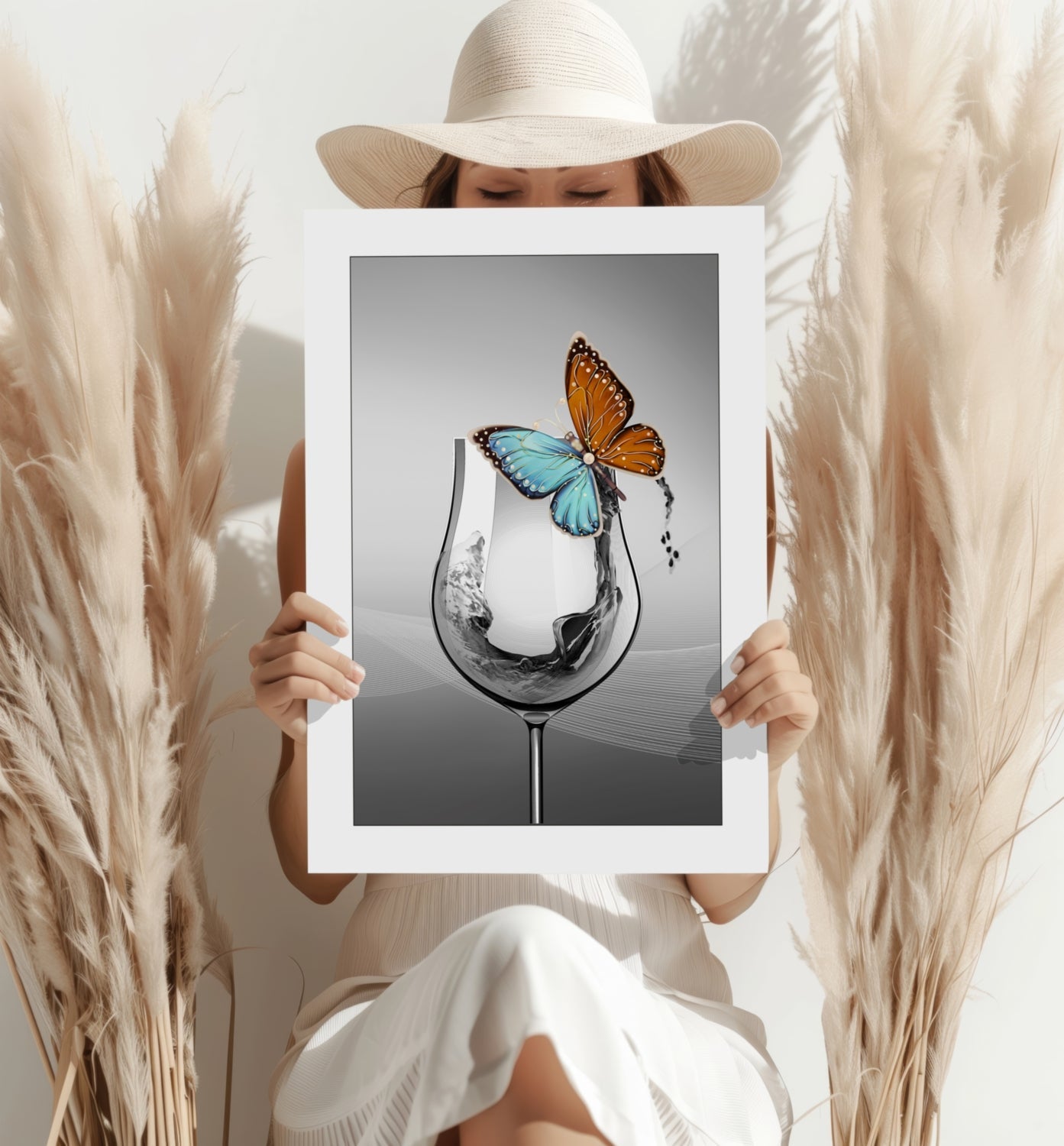 Glass Metal Wall Art