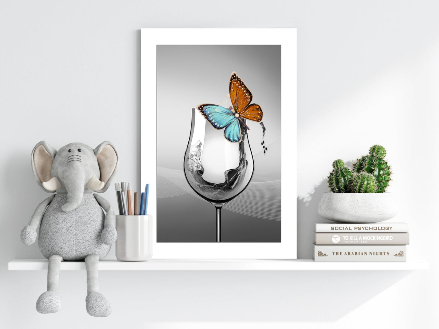 Glass Metal Wall Art