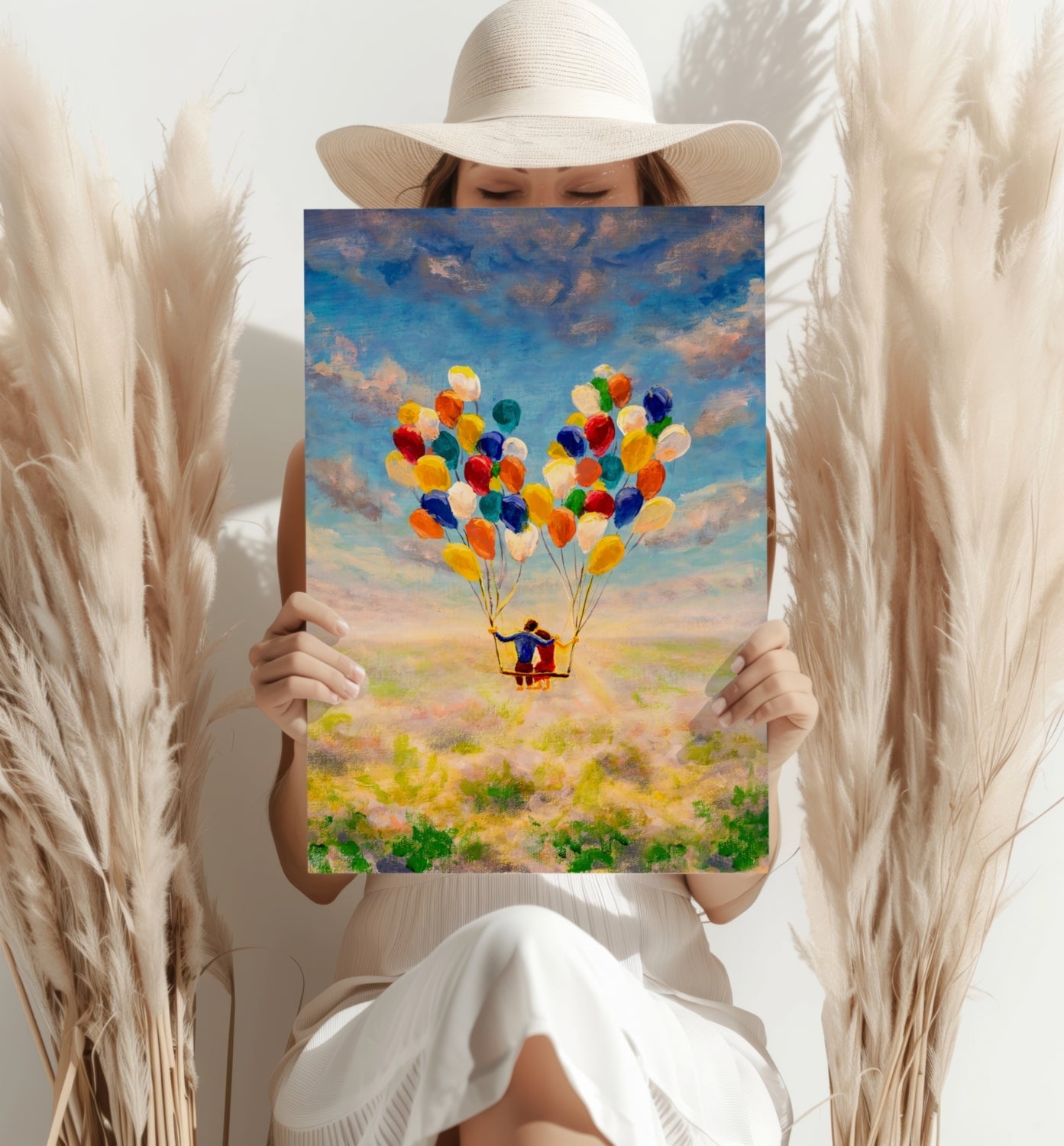 Balloons Aluminum Wall Art