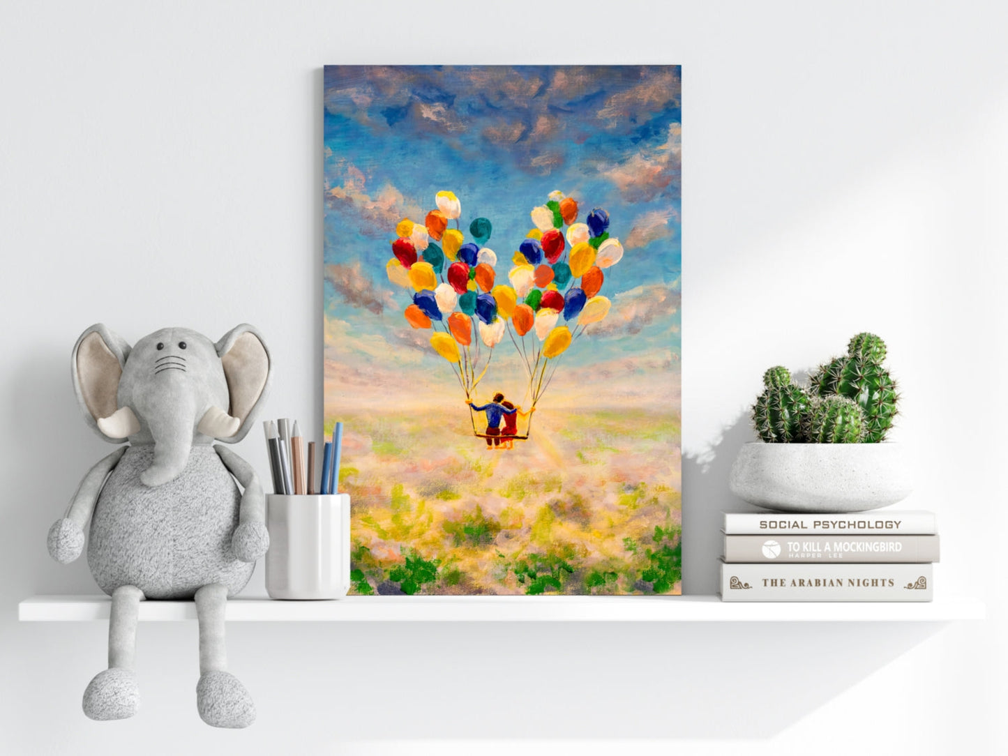 Balloons Aluminum Wall Art