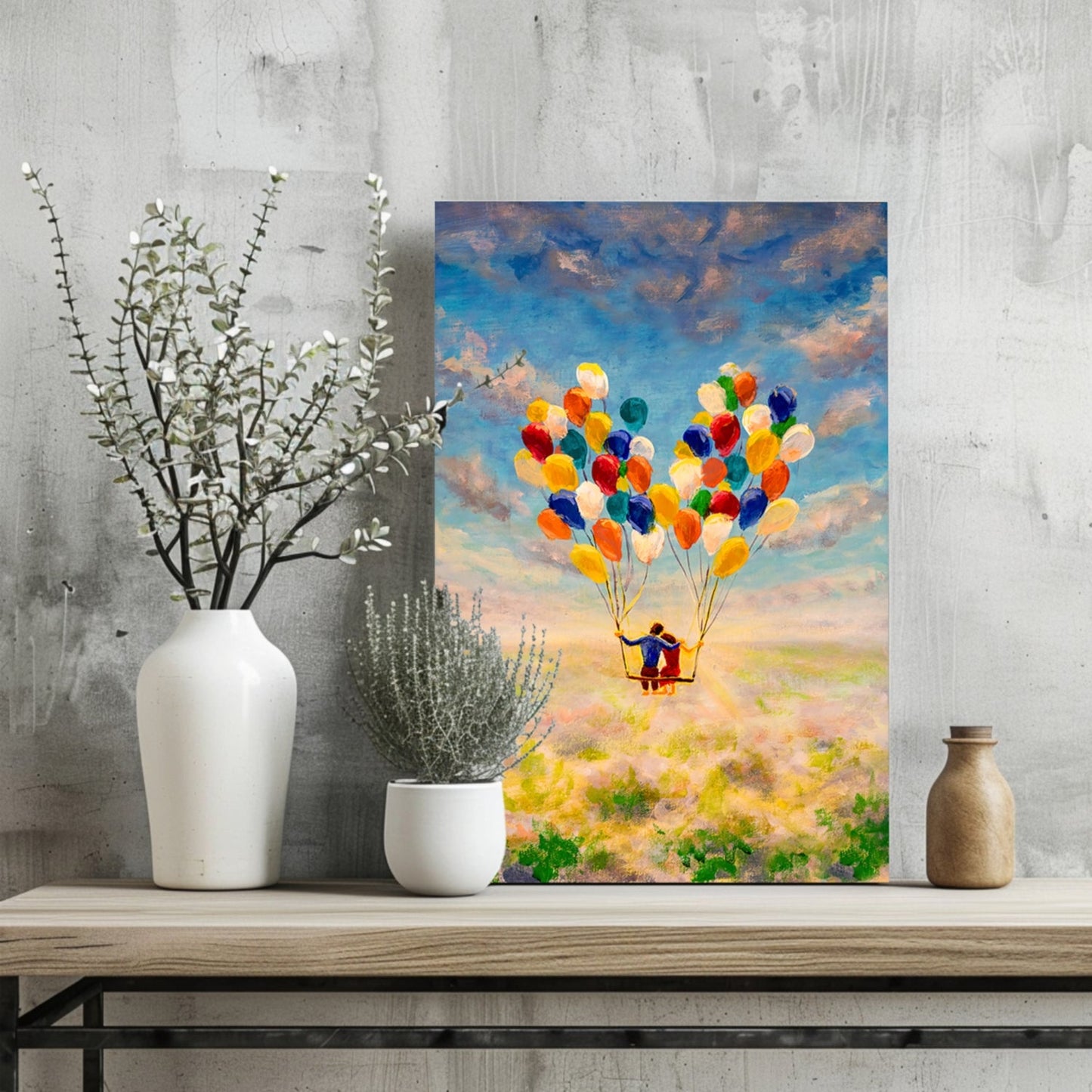 Balloons Aluminum Wall Art