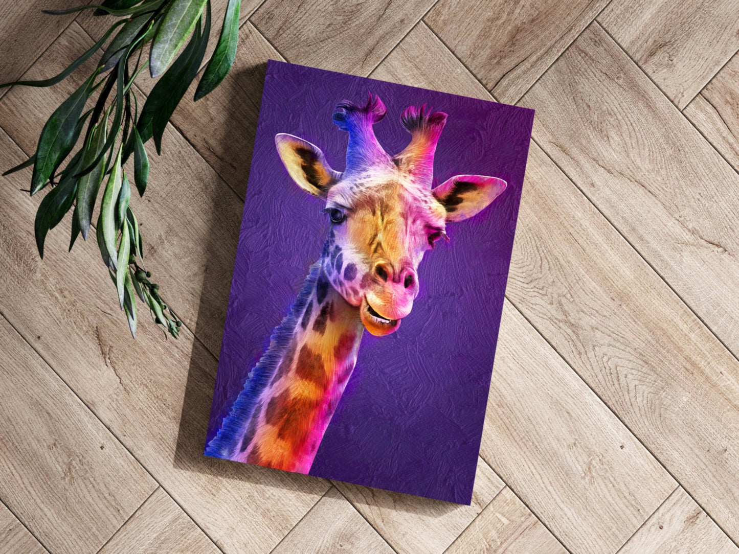 Giraffe Metal Wall Art