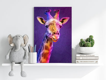 Giraffe Metal Wall Art