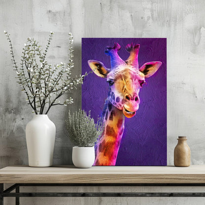 Giraffe Metal Wall Art