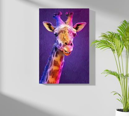 Giraffe Metal Wall Art