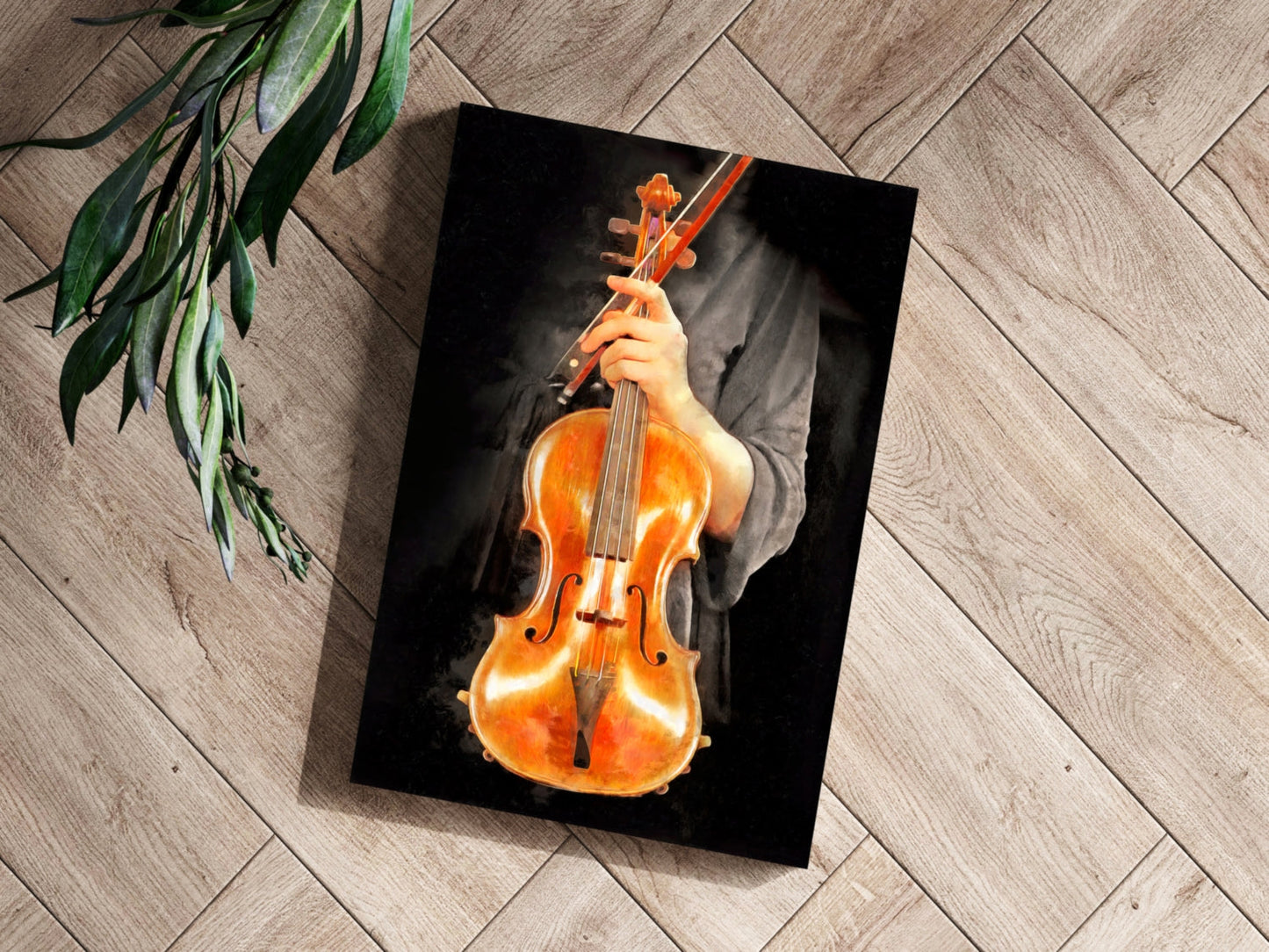 Violin Metal Wall Art