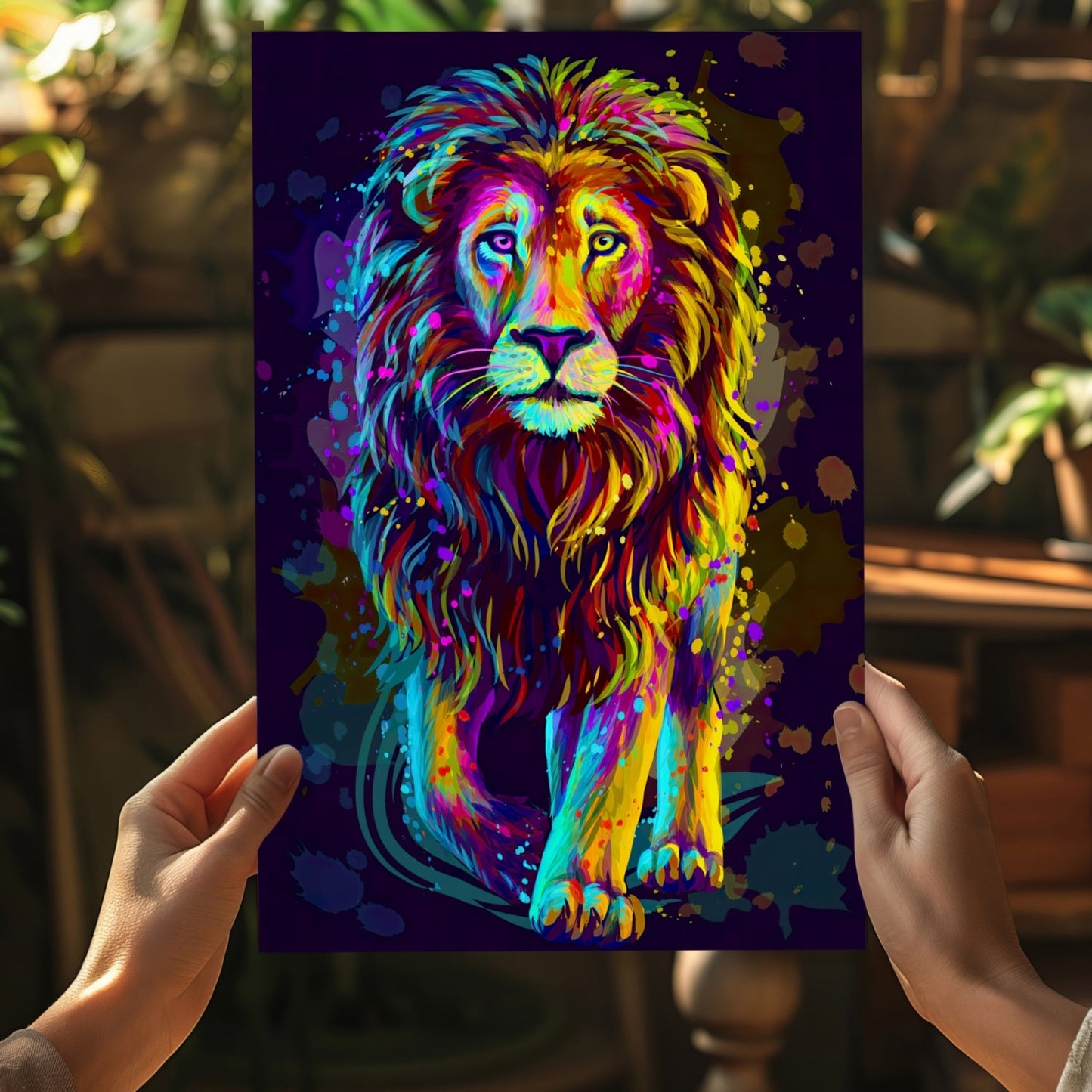 Lion Metal Wall Art