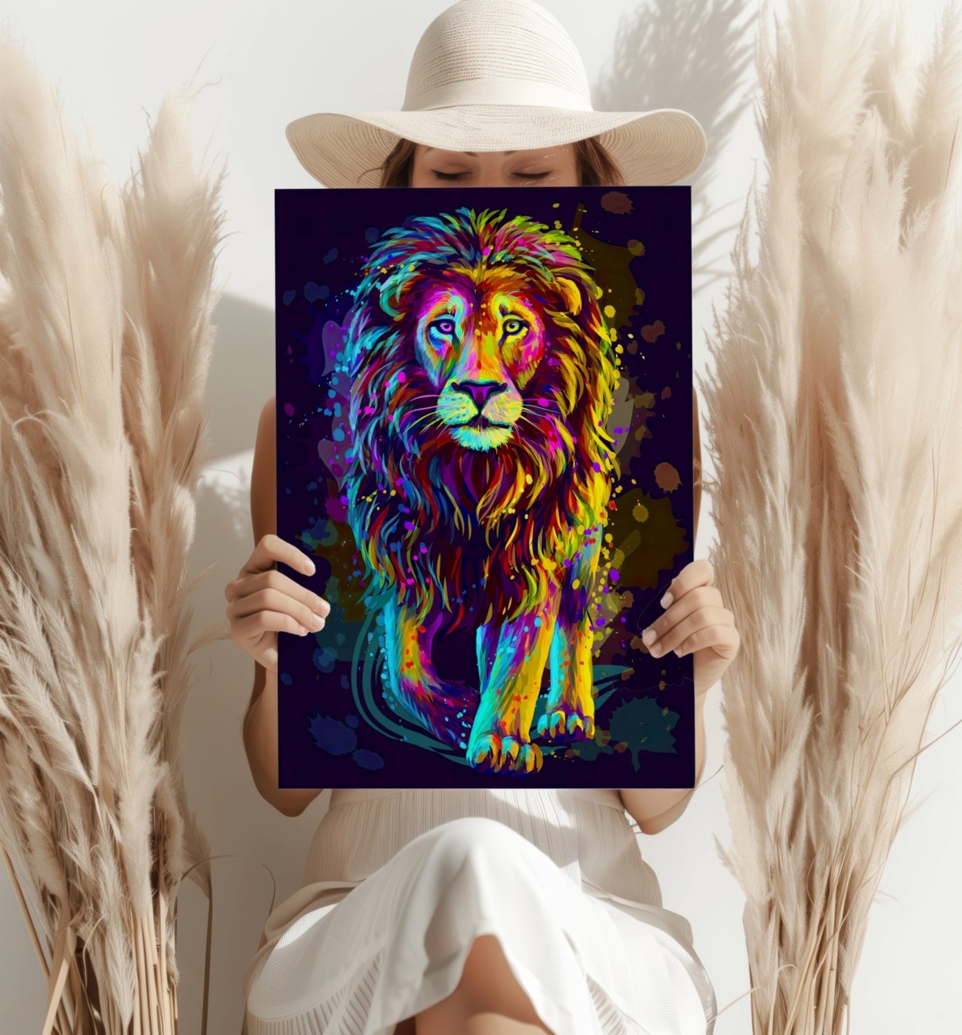 Lion Metal Wall Art
