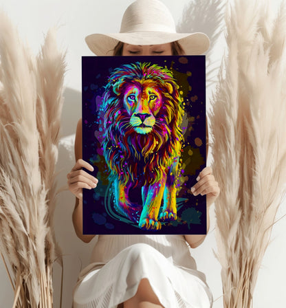 Lion Metal Wall Art