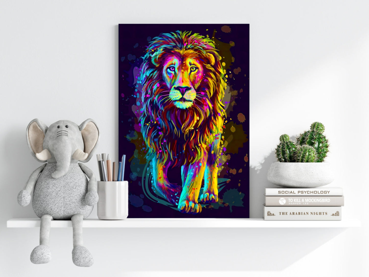 Lion Metal Wall Art