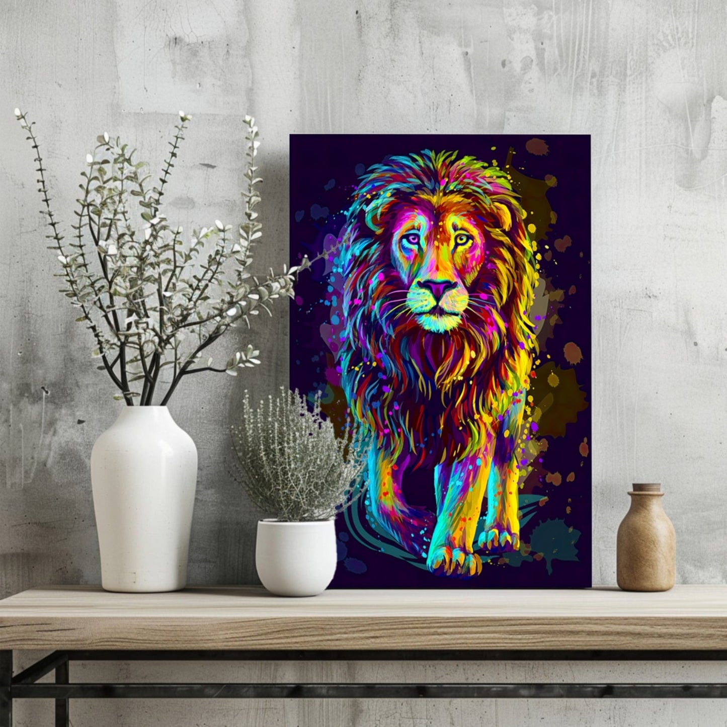 Lion Metal Wall Art