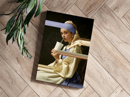 Girl With a Pearl Earring Metal Wall Art