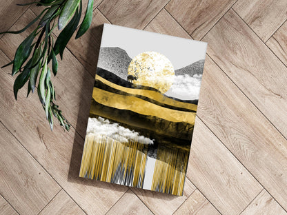Abstract Valley Metal Wall Art
