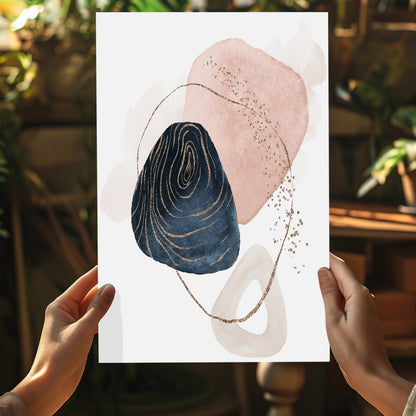 Line Art Modern Shape Metal Wall Art