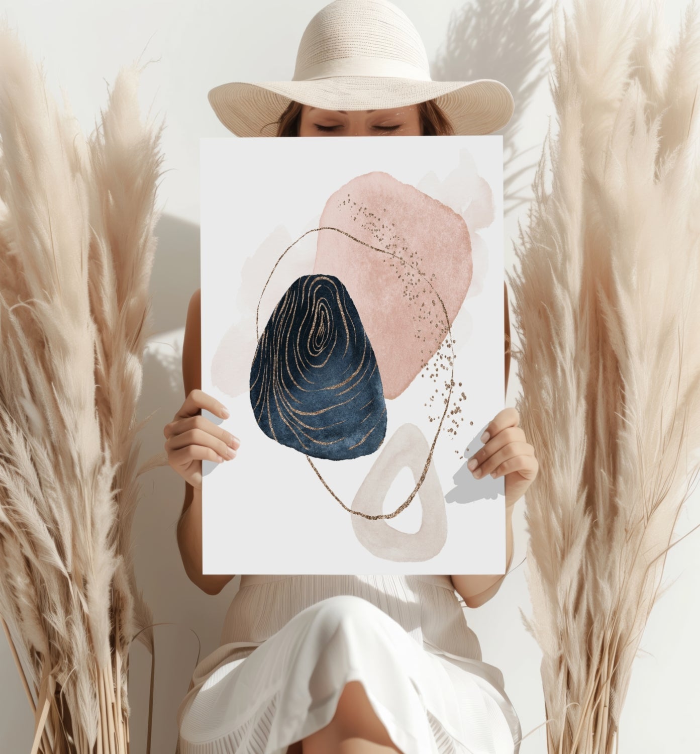 Line Art Modern Shape Metal Wall Art