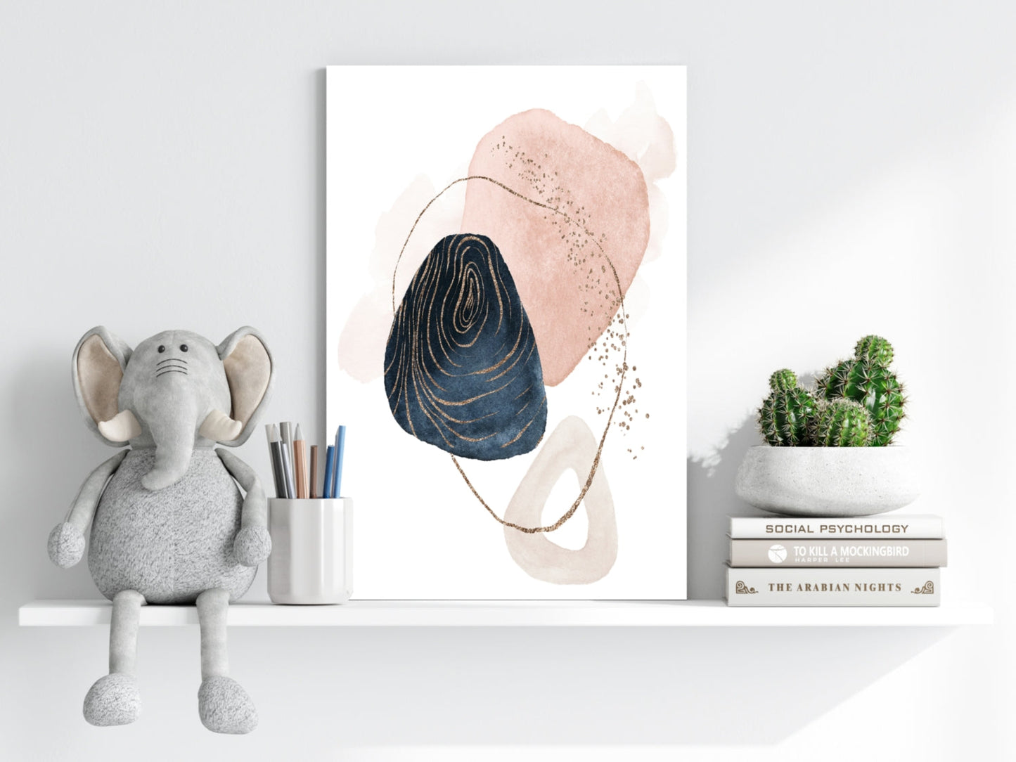 Line Art Modern Shape Metal Wall Art