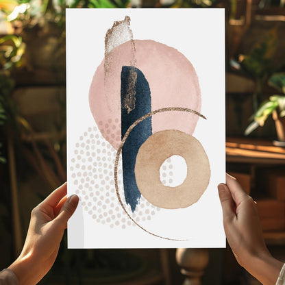 Line Art Modern Shape II Metal Wall Art