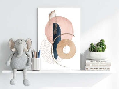 Line Art Modern Shape II Metal Wall Art