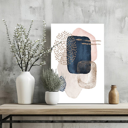 Line Art Modern Shape III Metal Wall Art