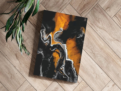 Abstract Marble Pattern Metal Wall Art