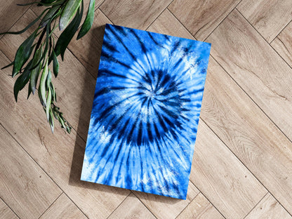 Abstract Blue Metal Wall Art