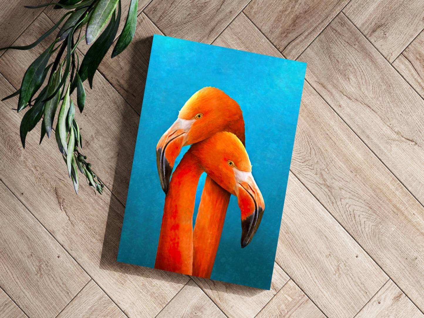 Flamingos Metal Wall Art