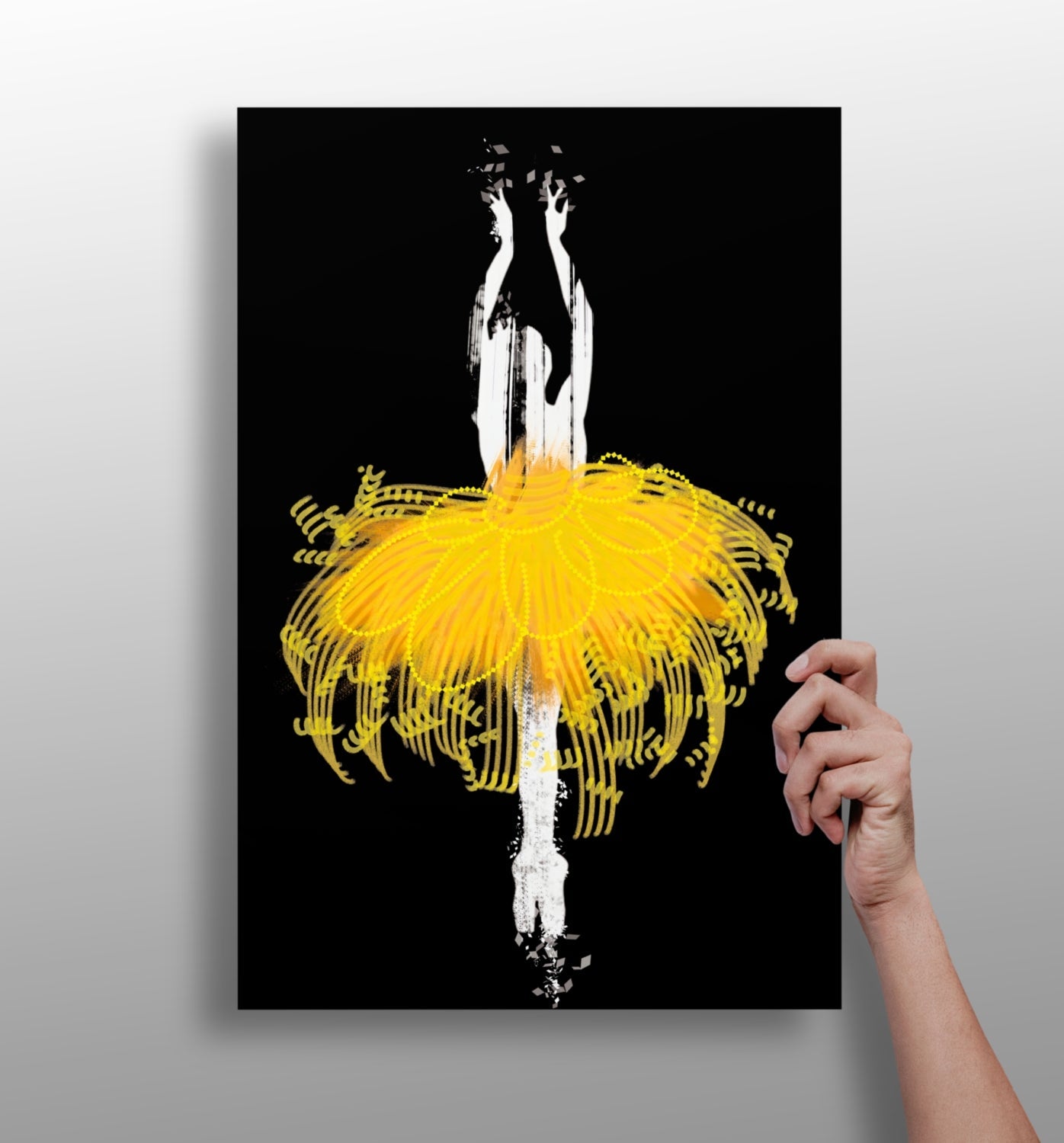 Ballet Aluminum Wall Art - compact ballet print