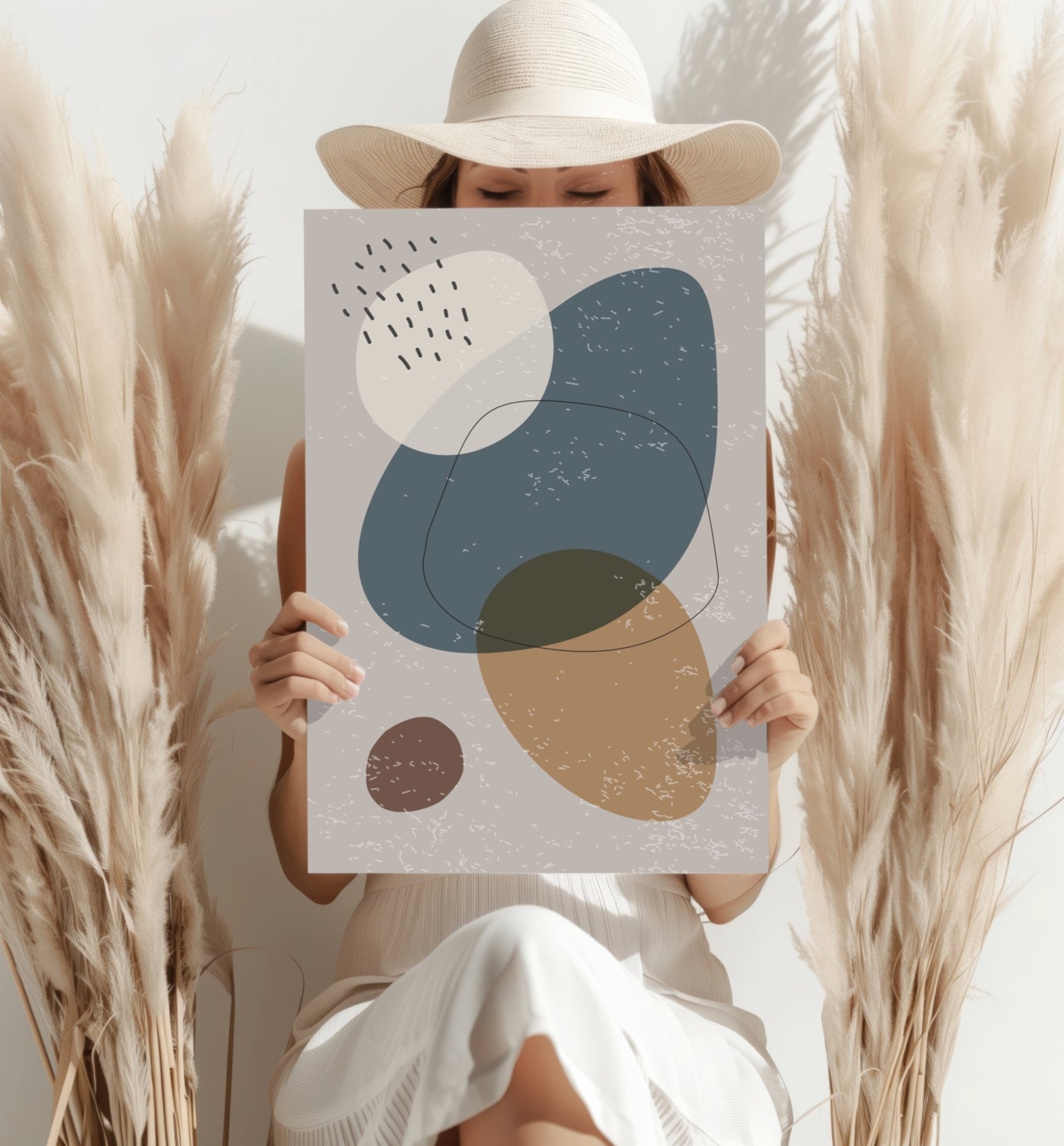 Line Art Modern Shape IV Metal Wall Art
