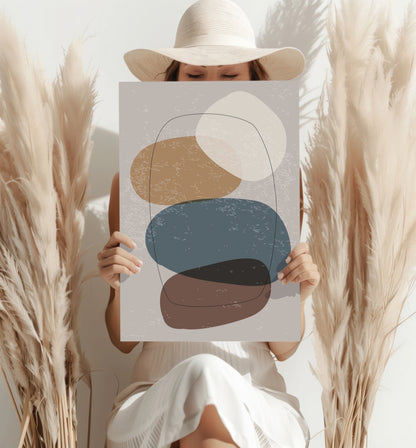 Line Art Modern Shape V Metal Wall Art