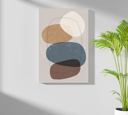 Line Art Modern Shape V Metal Wall Art